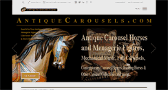 Desktop Screenshot of antiquecarousels.com